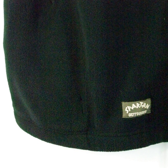 NWT Spartan Outdoors Black Fleece Vest Mens XL - Picture 3 of 8